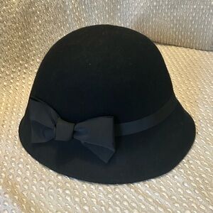 Elegant Black Kate Spade Bowler Hat